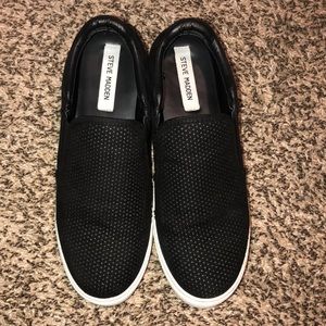 Steve Madden Black Slip-on